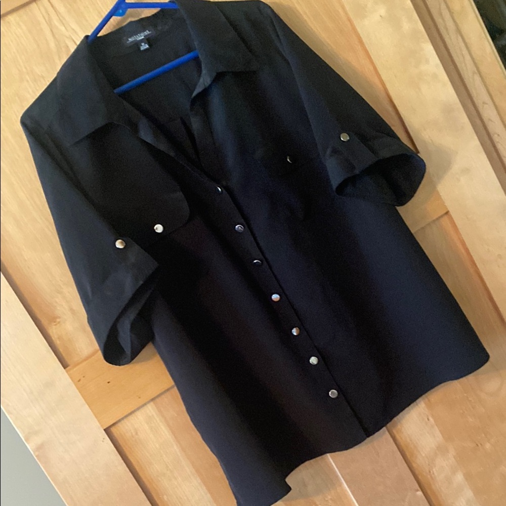 Black Button-Up blouse